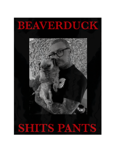 Beaverduck Shits Pants sticker