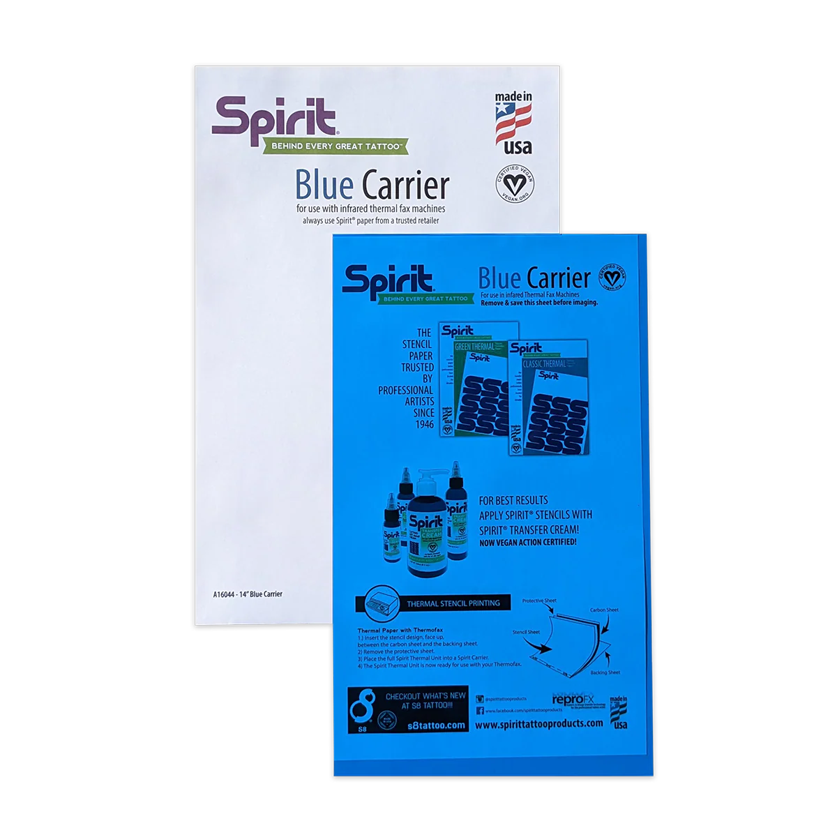 Spirit® Blue Carrier